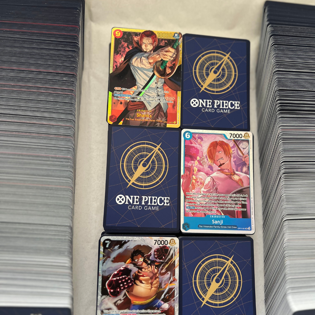 500 One Piece Karten | Sammlung mit 500 Karten inkl. 50 Holokarten | Englisch