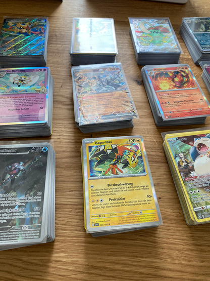 200 Pokémon Karten | Sammlung mit  200 Karten inkl. 40 Holokarten | Deutsch