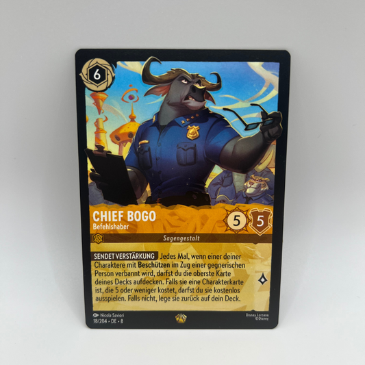 Disney Lorcana | Chief Bogo | 18/204 | Domäne von Dschafar | NM | Deutsch