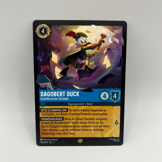 Disney Lorcana | Dagobert Duck | 154/204 | Archazias Insel | NM | Deutsch