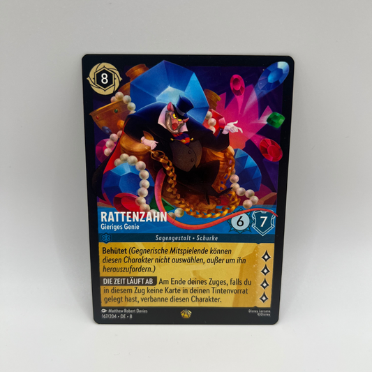 Disney Lorcana | Rattenzahn | 167/204 | Domäne von Dschafar | NM | Deutsch