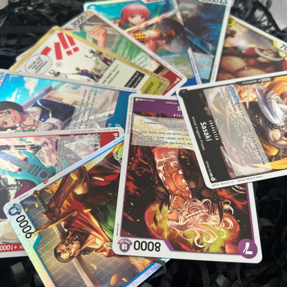 500 One Piece Karten | Sammlung mit 500 Karten inkl. 50 Holokarten | Englisch
