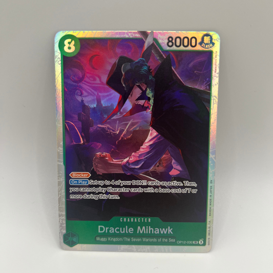 One Piece | Dracule Mihawk | OP12-030 | Character | Super Rare | NM | englisch
