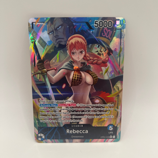 One Piece | Rebecca | OP04-039 | Leader | Alt Art | NM | englisch