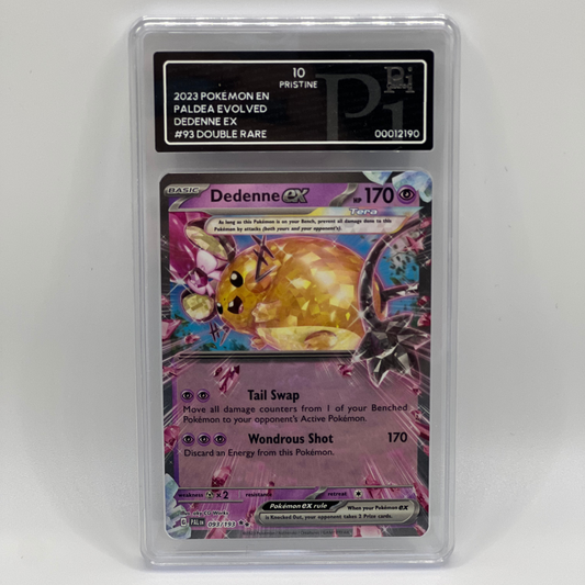 Pokémon | Dedenne Ex | 093/193 | Pi 10 Pristine | Paldeas Schicksale | M | Englisch