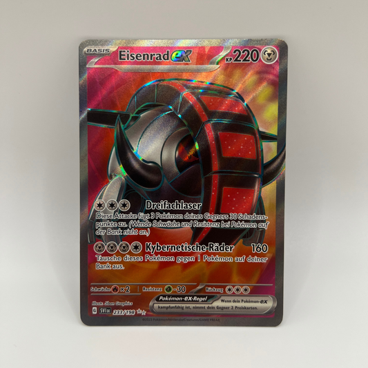 Pokémon | Eisenrad EX | 233/198 | Full Art | Karmesin & Purpur | NM | Deutsch