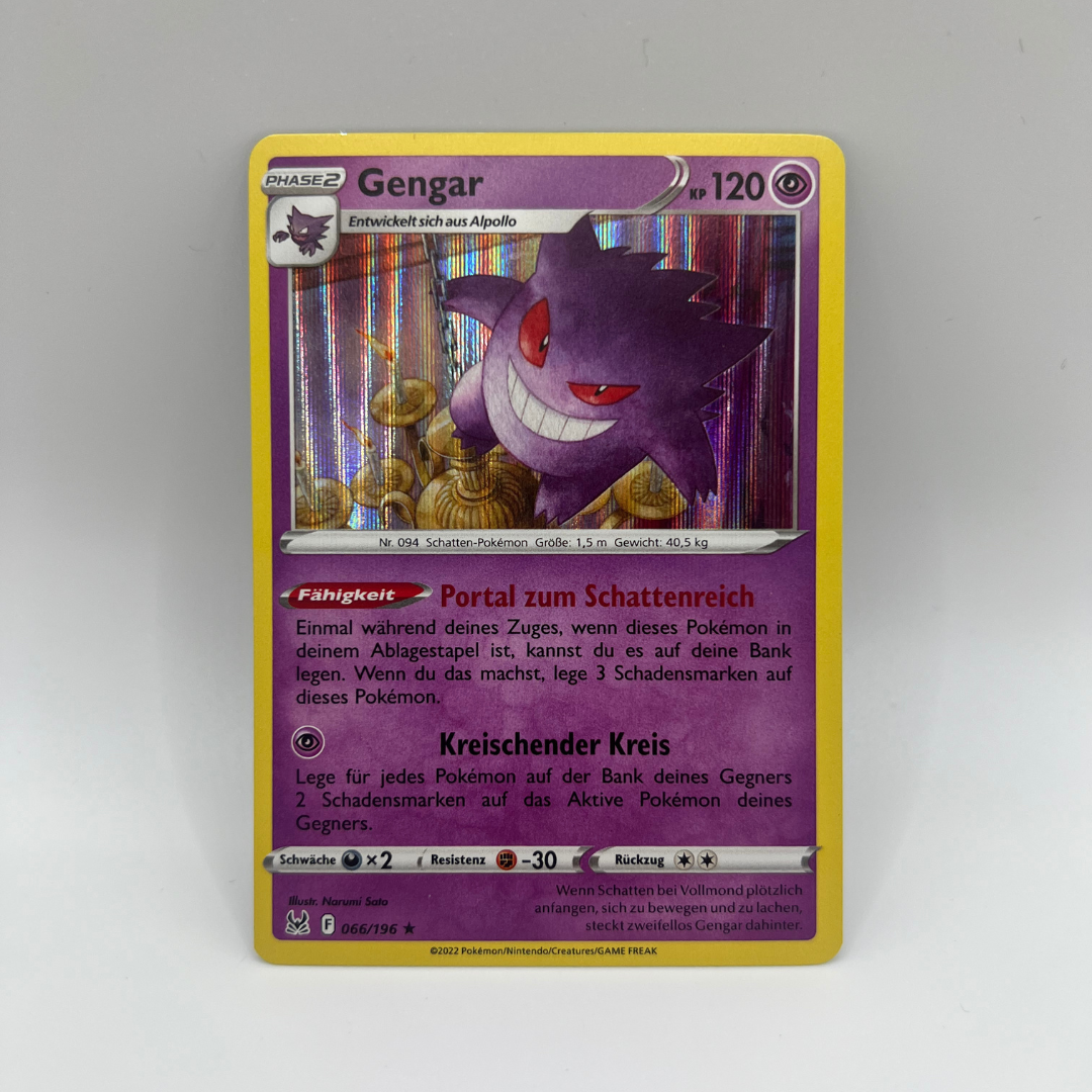 Pokémon | Gengar | 066/196 | Holo | Verlorener Ursprung | | NM | Deutsch