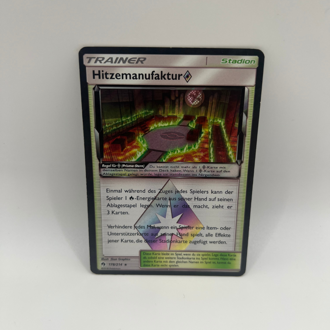 Pokémon | Hitzemanufaktur | 178/214 | Trainer | Echo des Donners | Holo | NM | deutsch
