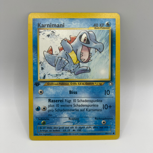 Pokémon | Karnimani | 80/111 | 1st Edition | Neo Genesis | | NM | Deutsch