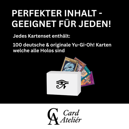 100 Yu-Gi-Oh Karten | Sammlung mit 100 Holokarten | Deutsch