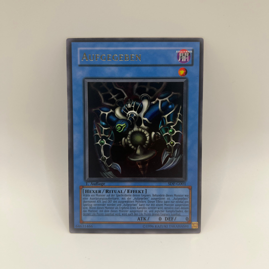 Yu-Gi-Oh! | Aufgeben | SDP-G001 | Ultra Rare | G | Deutsch