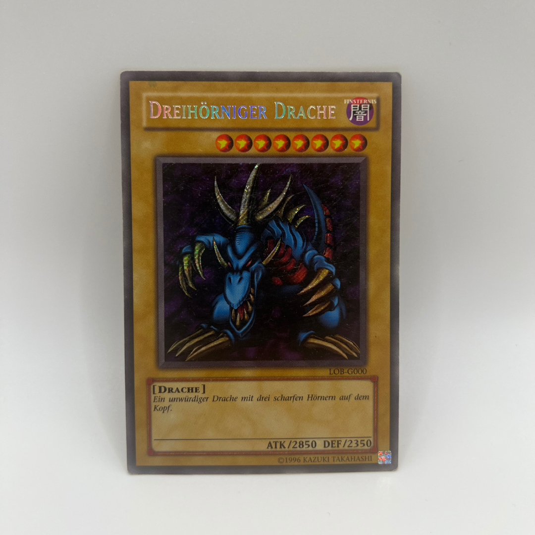 Yu-Gi-Oh! | Dreihörniger Drache | LOB-G000 | Secret Rare | G | Deutsch