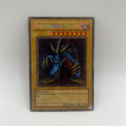 Yu-Gi-Oh! | Dreihörniger Drache | LOB-G000 | Secret Rare | G | Deutsch