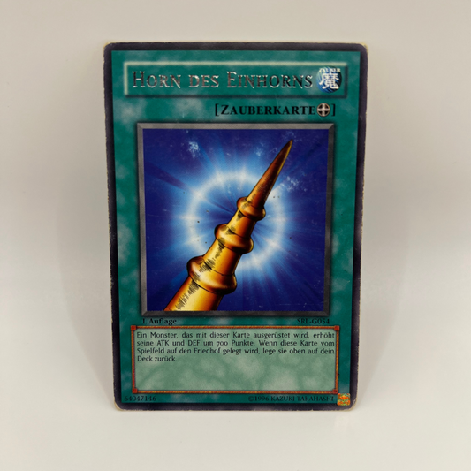 Yu-Gi-Oh! | Horn des Einhorns | SRL-G054 | Rare | 1. Auflage  | GD | deutsch