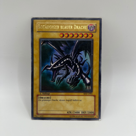 Yu-Gi-Oh! | Rotäugiger Blauer Drache | SDJ-G001 | Ultra Rare | 1. Auflage | LP | Deutsch